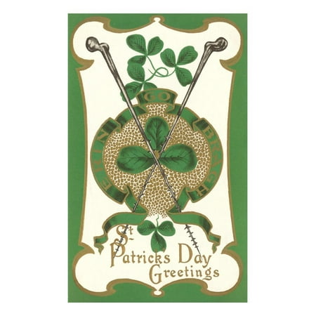 St. Patricks Day, Shillelaghs Print Wall Art