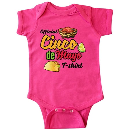 

Inktastic Cinco De Mayo Official Tshirt Funny Pun with Taco Salso and Lime Gift Baby Boy or Baby Girl Bodysuit