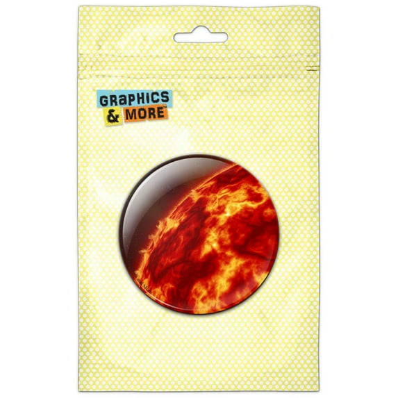 Sun Close Up Pinback Button Pin Badge