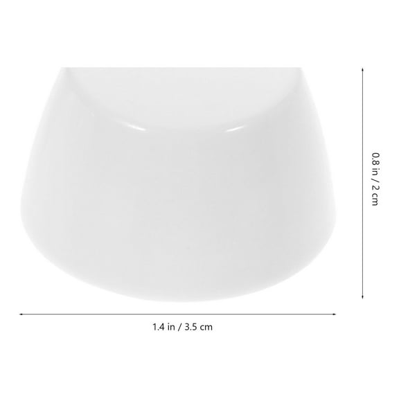 HEMOTON Universal Toilet Seat Bolt Covers Durable ABS Plastic White Bathroom Decorative Caps with Washers