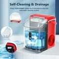thumbnail image 7 of Havato Nugget Portable Ice Maker, 33lbs/24H, Ready in 6Mins Self-Cleaning Function, , Red, 7 of 7