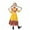 1971Yellow3881, variant on Toddler Mexican Girl Long Sleeve Multicolor Halloween Princess Dress Dance Party Dresses Clothes Soft Casual O-Neck Sundress