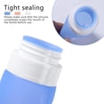 thumbnail image 4 of 3 PCS 60ml Silicone Travel Bottles with Clips, Leak Proof Refillable Squeeze Bottles Empty Clear Bottles Flip Cap Keychain Bottles (Clear), 4 of 5
