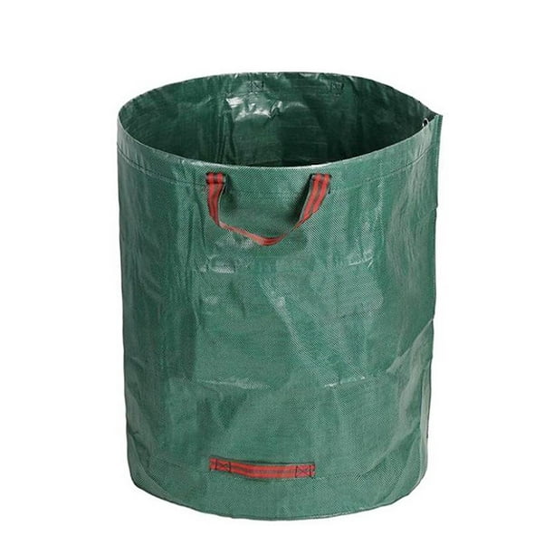 Poubelle de cuisine pliable de 8L Avec 80 sacs poubelle vert