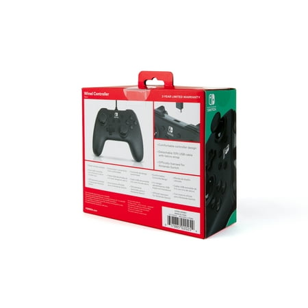 PowerA Wired Controller for Nintendo Switch - Black