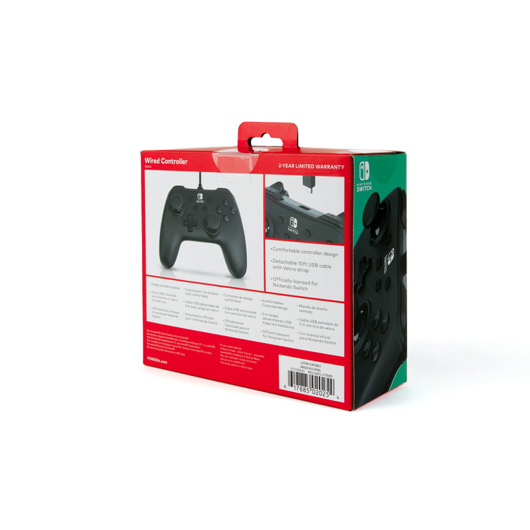 PowerA Wired Controller for Nintendo Switch Black Walmart.com