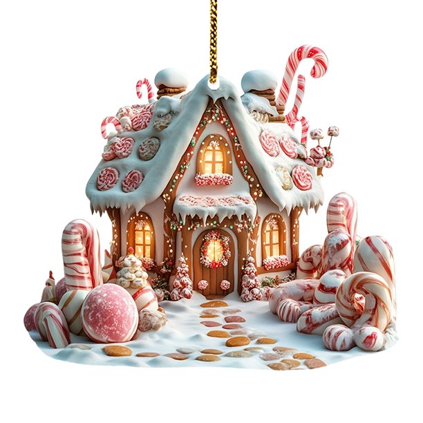 Adorno Navideño Colgante De Acrílico, ¡Imprescindible Para Un Hogar Festivo!