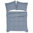 thumbnail image 5 of TRULY SOFT Garment Wash Solid Blue Twin/Twin XL 2 Piece Comforter Set, Solid Color Themed, Oeko-TEX Certified Confidence, 5 of 9