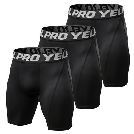 3 Pack Men Compression Shorts Active Workout Underwear | Walmart Canada