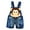 Blue-1599, variant on KIDSCOOL SPACE Baby Toddler Cute 3D Animal Summer Jean Overalls Shortalls,18-24 Months