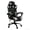 Black & Gray, variant on Frovlni Ergonomic Gaming Chair with Footrest for Adults, Height Adjustable High Back Reclining PU Leather Office Chair with Headrest and Lumbar Support, Black & Red