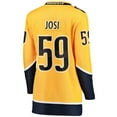 thumbnail image 3 of Women's Fanatics Roman Josi Gold Nashville Predators Home Breakaway Player Jersey, 3 of 3