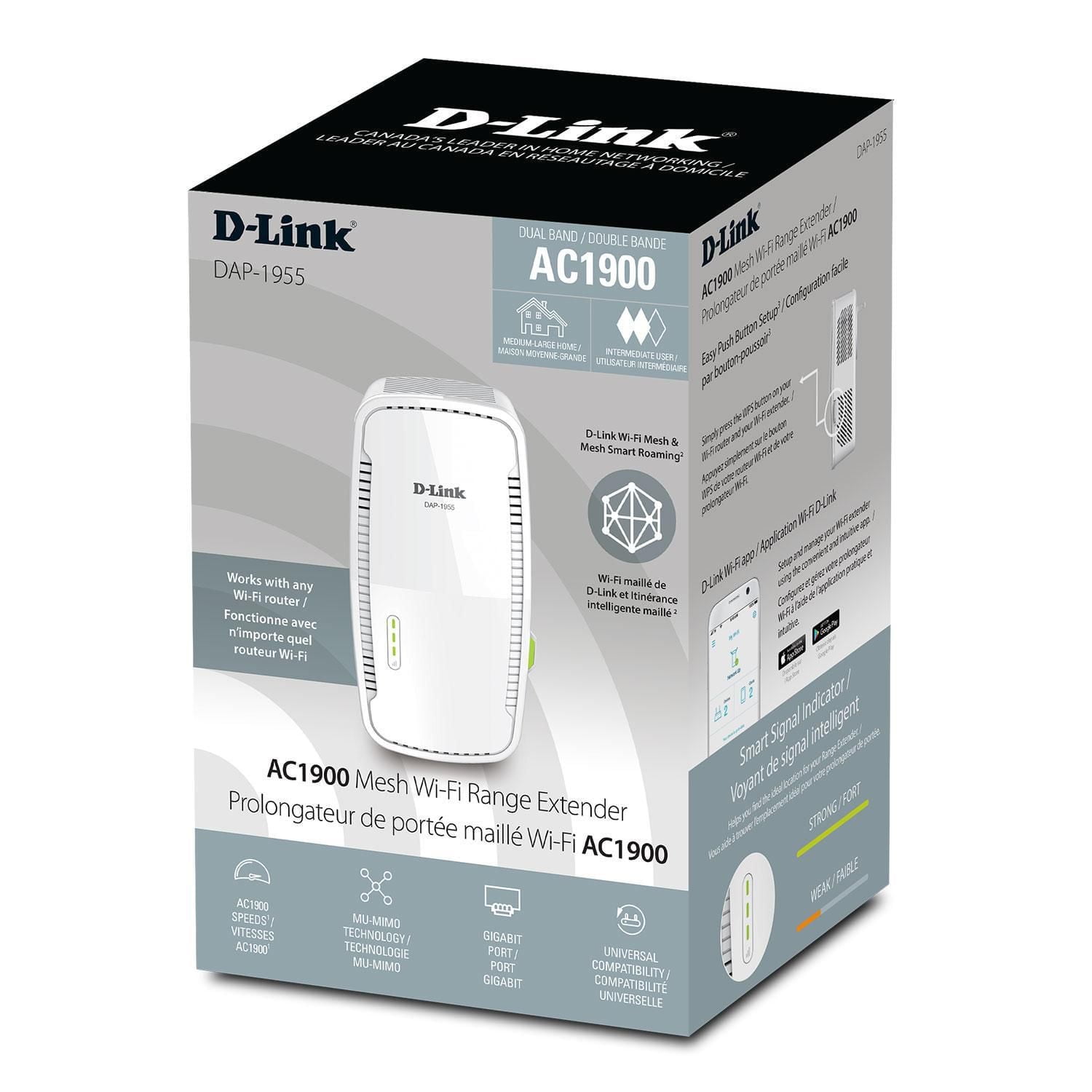 D-Link AC1900 Mesh Wi-Fi Range Extender