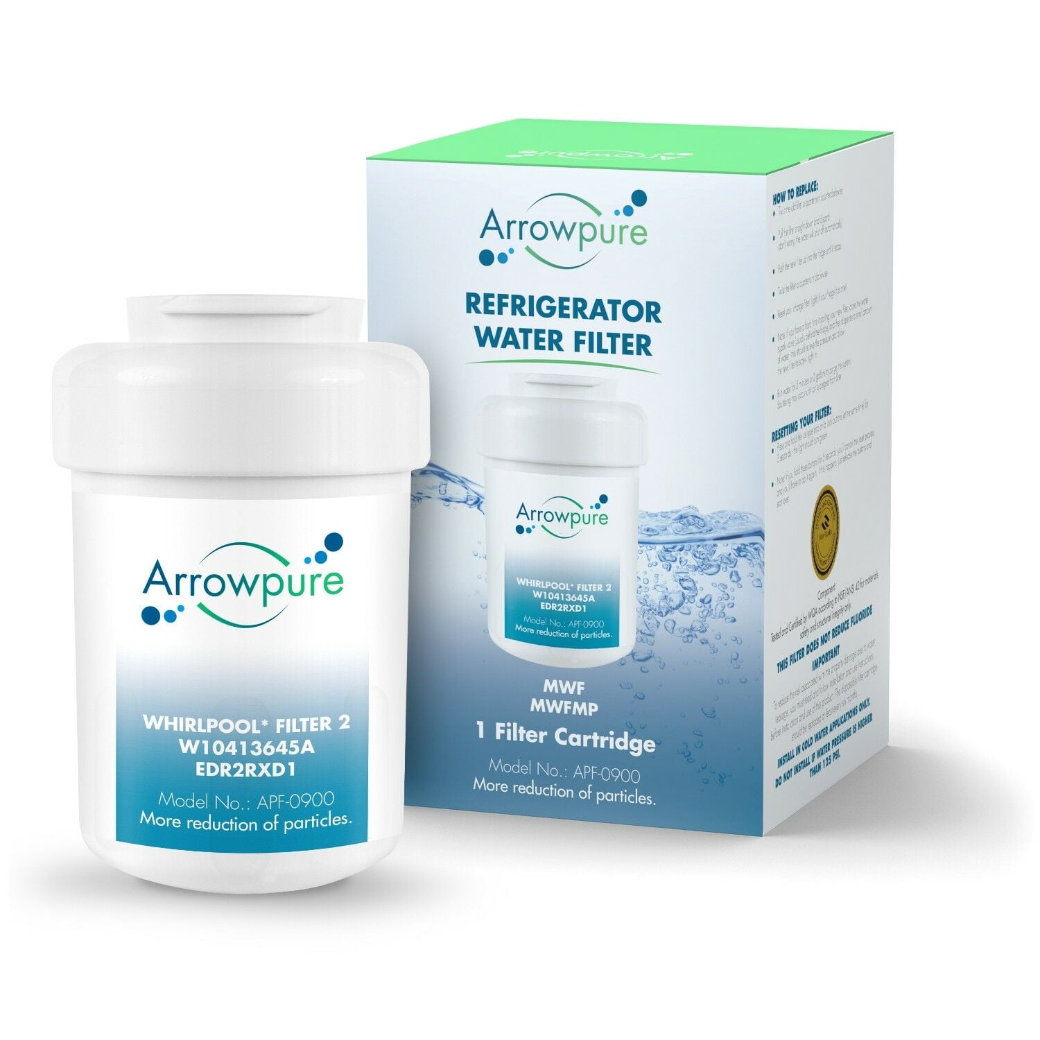 Arrowpure MWF SmartWater Refrigerator Water Filter Replacement