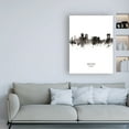 thumbnail image 3 of Trademark Fine Art 'Wichita Kansas Skyline Portrait II' Canvas Art by Michael Tompsett, 3 of 3