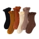 thumbnail image 1 of 6 Colors New Solid Baby Boys Girls Knee High Long Socks Cotton Breathable Stripe Soft Kids Sock Children School Uniform SocksYellowL(6-8years) He Qiyong unisex, 1 of 1