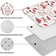 thumbnail image 5 of White Christmas Cookie Pattern Bathroom Rugs Sets 3 Piece,Toilet Cover Set,Absorbent Non Slip Bathroom Mats Sets with U-Shaped Contour Rug Toilet Rug Set, 5 of 5