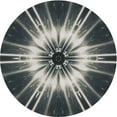 thumbnail image 1 of Ahgly Company Indoor Round Patterned Dark Gray Novelty Area Rugs, 8' Round, 1 of 6