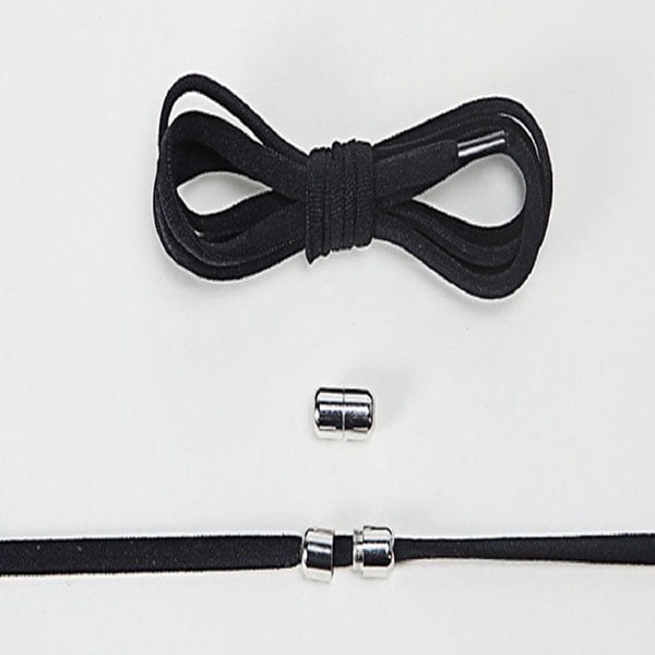 Cordones elásticos para zapatos sin atar para adultos, niños, ancianos, sistema con cordones elásticos para zapatos (2 pares) BANYUO Electrónica