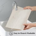thumbnail image 3 of Juego de 12 Individuales Beige Claro Leetaltree - Individuales Resistentes al Calor y Antideslizantes para Mesa de Comedor, Lavables y Duraderos de PVC Vinílico Tejido (Beige Claro, 12), 3 of 9