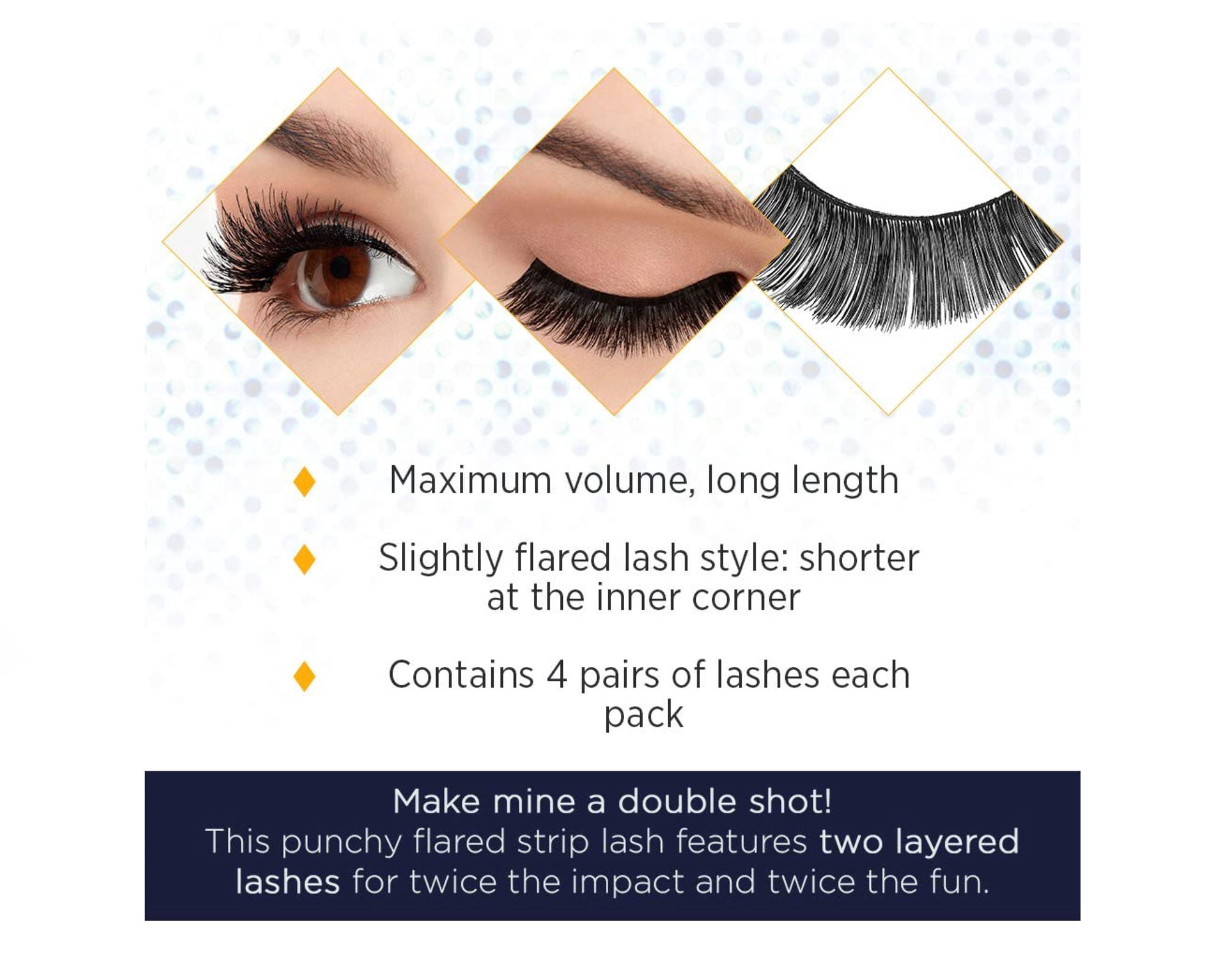 Ardell - 4 Pairs - Double Up - 204 x 3