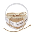 thumbnail image 2 of Cesta de yute romántica portátil para dama de honor, soporte para caja de regalo para boda 10 cm x 95 cm, 2 of 9