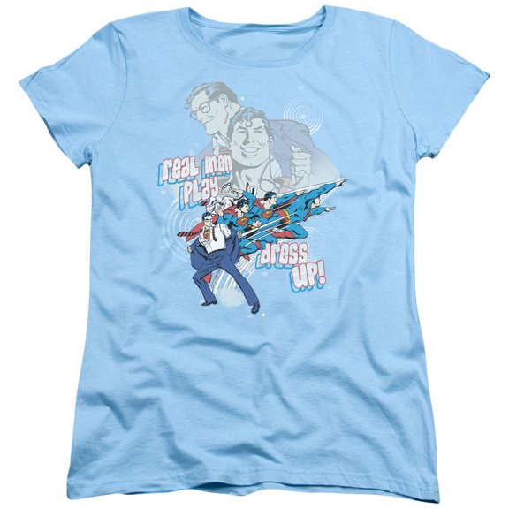 Dc - Real Men - Women's Short Sleeve Shirt - Large