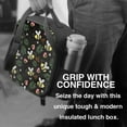thumbnail image 6 of Bingfone Bees Reusable Insulated Lunch Bag Cooler for Work School Picnic or Travel, 6 of 9