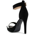 thumbnail image 6 of MARCO REPUBLIC Naples Women's Open Toe High Heel Sandals Platform Shoes Stiletto Heels, Black, Sizes 5-11, 6 of 7