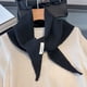 thumbnail image 1 of Bufanda de lana, bufanda triangular de punto, pañuelo para la cabeza para mujer, bufandas de punto, bufandas de punto cálidas y multifuncionales, chal de punto, 1 of 3