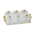 thumbnail image 2 of Fruit Snacks Serving Platter Serving Bowls Food Kitchen Plate Storage Container for Wedding Clear 6 Bowls, 2 of 9