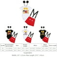 thumbnail image 5 of IBTOM CASTLE Toddler Baby Boys Mouse Cosplay Bowtie Romper + Suspenders + PP Pants + Mouse Headband 1st Birthday Outfit Halloween Cake Smash Tuxedo Clothes 9-12 Months Black + Red - My 1st Birthday, 5 of 8