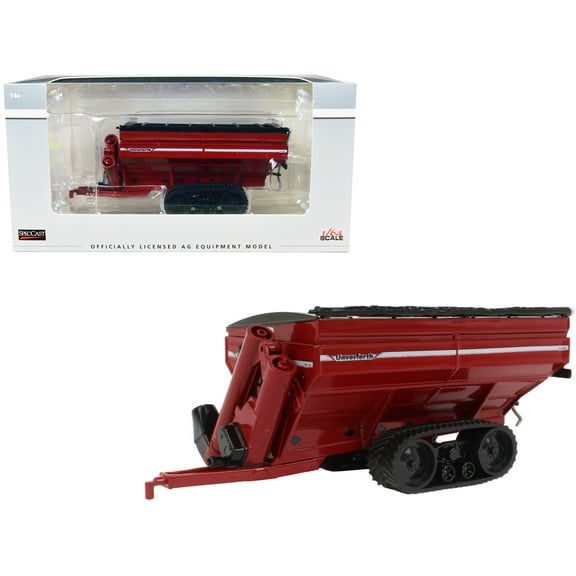 Unverferth 1120 Grain Cart with Tracks Red 1/64 Diecast Model by SpecCast