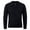 Black, variant on SYMOID Mens Black Half Zip Polo Collar Sweater - Acrylic, Long Sleeve, Soft Easy-Care, Slightly Fitted, Smart Casual, Sizes M-XXXL,Size M