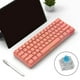 thumbnail image 3 of mecánico inalámbrico con retroiluminación RGB de 61 teclas para computadora de teléfono, modos duales con Rosa A Yotijar combo de teclado y ratón, 3 of 10