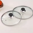 thumbnail image 4 of Universal Lid for Pots, Pans and Skillets, 10 Inch Glass Lid for Frying Pan, Fry Pan, Skillet, Pan Lid with Handle, 4 of 8