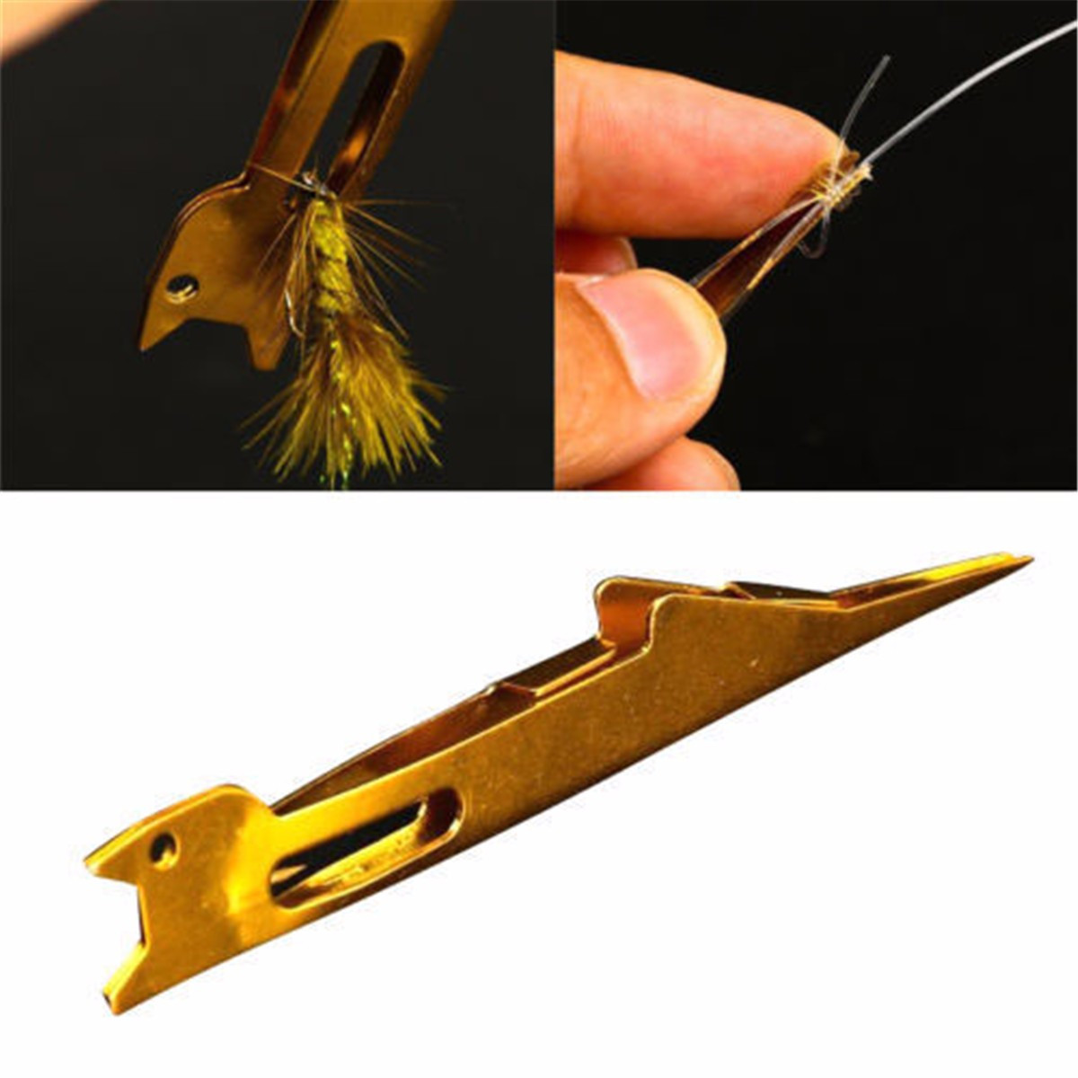 Tie Knot Tying Tool Fly Fishing Tool With Hook Eye Cleaner Walmart Canada