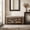 Brown, variant on VKNOW Speckled Multi-Tone Fabric, Solid Wood Frame Storage Bench, Beige, 300 lb Limit