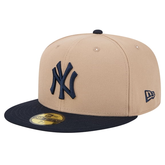 Men's New Era Khaki New York Yankees 59FIFTY Fitted Hat