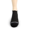 thumbnail image 2 of USA Made - No Show Tab Socks - Micro Weight Liner - Merino Wool Running Socks - Mountain Heritage - Black - Small, 2 of 2