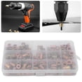 thumbnail image 2 of Khall 150pcs Galvanized Carbon Steel Rivet Nut Mixed Insert Nutserts 6‑32 8‑32 10‑24 10‑32 1/4‑20 British System,Fastener Hardware,Rivet Nuts Set, 2 of 8
