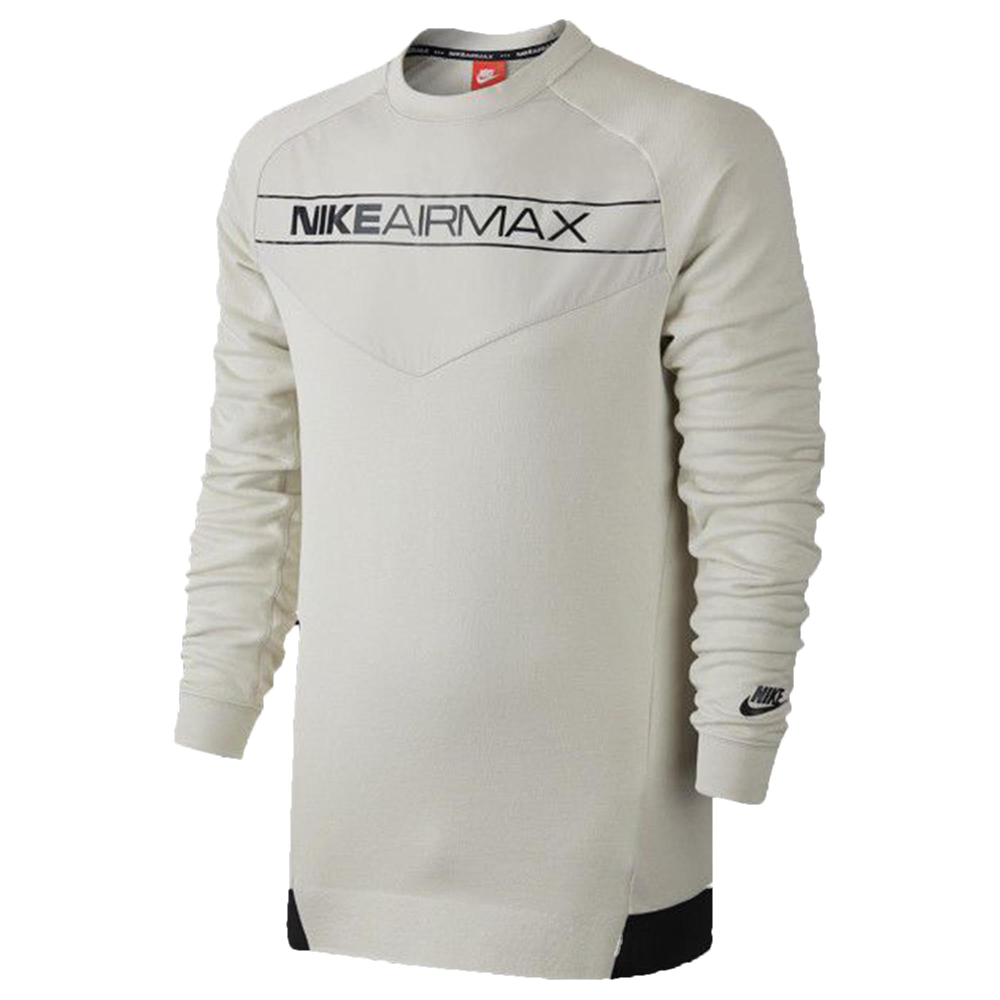 imagine Diplomatic issues Sanders Nike Air Max Men's Crew Sweatshirt Off-White 861582-072 - Walmart.com