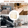thumbnail image 7 of Uxcell 4 Pcs Cute Wall Mounted Phone Holder, Self-Adhesive PC Phone Stand with Charging Hole Charger Remote Control Stand Organizer for Home Office Bedroom Kitchen, Transparent Brown, 7 of 7