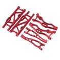 thumbnail image 1 of RC Suspension Arm Replacement, Lightweight Easy Installation Aluminium Alloy RC Car Suspension Arm Set With Ball Head For Racing Red, 1 of 8
