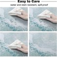 thumbnail image 6 of Summer Beach Round Tablecloth 60 Inch - Ocean Coastal Waterproof Fabric Table Cloth Protector, Nautical Seaside Aqua Beige Tablecloths Washable Table Cover for Kitchen Coffee Table Party, 6 of 6
