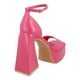 thumbnail image 2 of Zapatilla Mujer Miracol Media Plataforma Abierta Calor Modernas rosa 25, 2 of 4