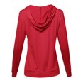 thumbnail image 2 of SSOULM Women's Lightweight Pullover Hoodie With Kangaroo Pocket With Plus size, 2 of 4