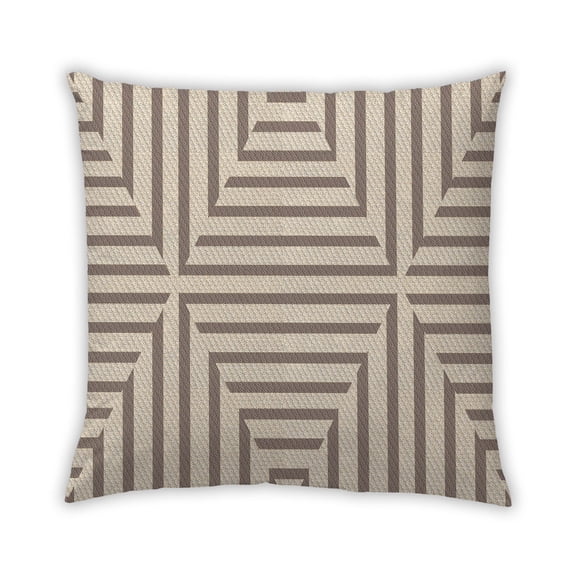 Ahgly Company Outdoor Square Contemporary Throw Pillow, 18 inch by 18 inch
