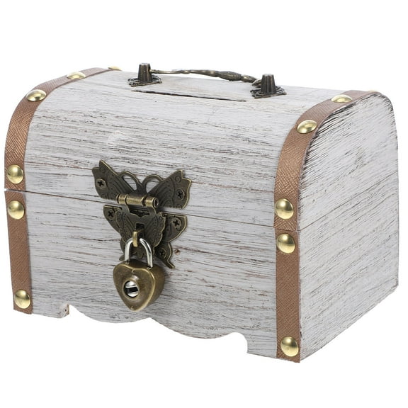SWETRACE 1Set Small Treasure Chest Rustic Style for Birthdays 5.70X3.93X3.93In