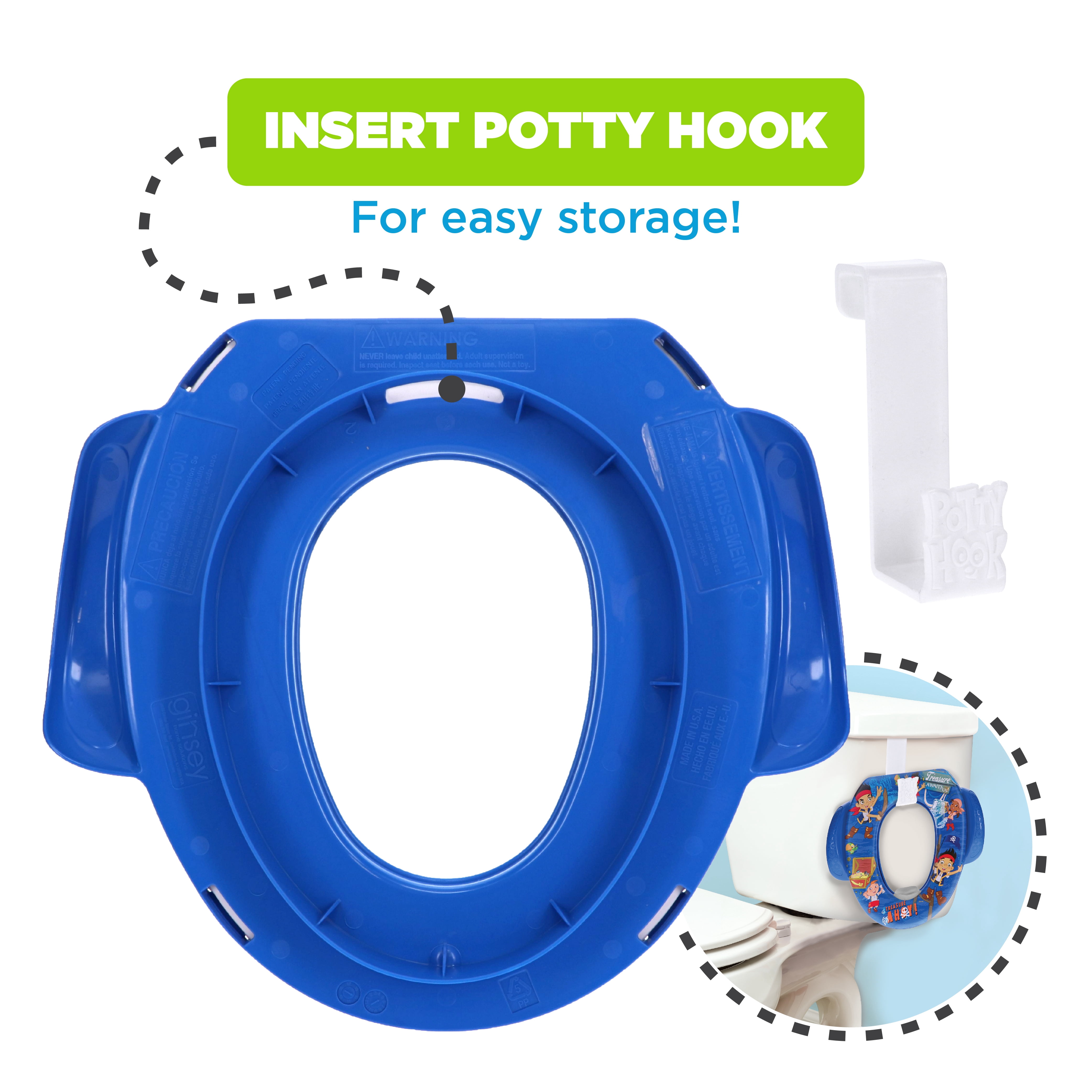 Disney Jake and The Never Land Pirates "Treasure Ahoy" Soft Potty with Potty Hook
